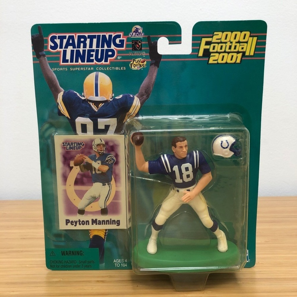 Starting Lineup Action Figure Unisex Collectors Blue Peyton Manning‎ Colts NFL